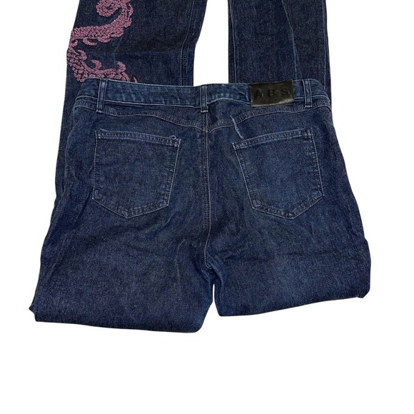 Allen Schwartz Jeans Rare Beaded Dragon Design - Picture 6 of 8